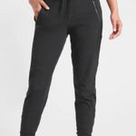 Athleta  Black Trekkie North Jogger Pants elastic waist 10 Photo 0