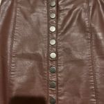Free People  leather skirt Photo 1