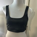 Jenni  Women's Square-Neck Bralette in Black Crackle nwt Photo 1