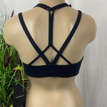 Alphalete  Black Cropped Strappy Sport Bra M Photo 1