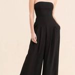 Free People Gilner Farrar Niki Strapless Jumpsuit silk sz M Photo 0