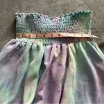 Karlie  skort blue purple tie dye size S forgiving waistband Photo 5