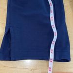 J. Jill Wearever Collection Womens Flat Front Cropped Pants Navy Blue‎ Size XL Blue Photo 6