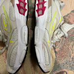 Nike  Air Sneakers in White and Neon Yellow Photo 13