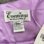 New, Evenings by Allure Lilac Mini Prom Dress, Sz 10 Photo 14