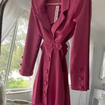 For Love & Lemons Marie Blazer Mini Hot Pink Dress, Size Small NEW Photo 4