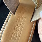 B&B Greek Lather Sandals Gold Size 10.5 Photo 2