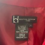 Boston Design Studio Wool Red Blazer Size 10 Photo 5