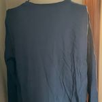 Lands’ End Navy Crewneck Cotton Long Sleeve Sz. XL (18/20). Blue Photo 2