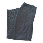 Kate Hill  Casual Black Checkered Straight Leg Pants Size 10 Cotton Photo 3