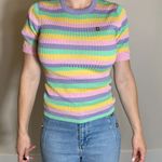 Teddy Fresh  Pink Yellow Purple Stripes Size Medium Photo 0