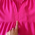 Umgee  Hot Pink Tiered Midi Dress – Women’s Medium Photo 7