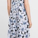 Banana Republic Floral Print Pin-Tuck Midi Floral Dress Photo 1