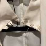 ZARA new without tags medium cream blouse with front tie Photo 2