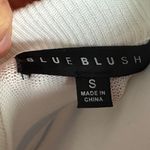 Blue Blush  Striped Cream and Blue Cardigan Photo 3