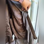 Anthropologie Layered Causeway Faux Leather Jacket by Hei Hei Brown Size Large Photo 8