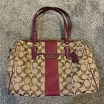 Coach  Signature Stripe Purse Photo 0