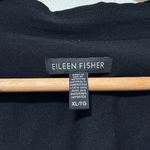 Eileen Fisher  Black Stretch Ponte Blazer Jacket Size XL Office Career Viscose Photo 2