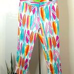 Pappagallo Pink Blue Orange White Capri Fun Surfboard Print European Sum… Size 10 Photo 0