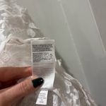 Chico's NEW Chico’s lace shirt solid alabaster White Size Large Button Up Travel Fairy Photo 6