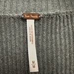 Free People  Time On My Side Mini Dress In Dark Gray Size Medium Ruffle Oversized Photo 4