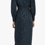 Maggy London Women's Long Sleeve Faux Wrap Dress Photo 1