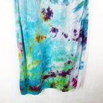 Adrienne Vittadini Small Shrug Sweater Handmade Tie Dye Good World Blue 1477 Photo 4