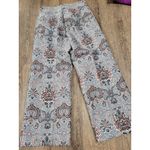 Urban Outfitters UO Juliet Cropped Jacquard Pant Size 4 Blue Gray Orange Photo 8