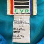 EVR Blue Silk Vintage Tracksuit Set Size XL 80s Photo 7