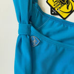 Body Glove  Azuro Blue Bali Hipster Bikini Bottom XS NWT Folded Waistband Charm Photo 1