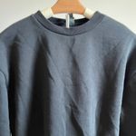 Wild Fable  Women's Black Long Sleeve Crewneck Sweatshirt - Size Medium - NWT Photo 3