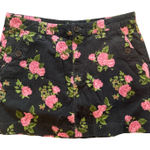 Wild Fable  Corduroy Floral‎ Print Mini Skirt Women's Size 12 Casual Cute Photo 0