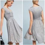 Anthropologie Maeve Tamara Silver Wrap Dress Photo 1