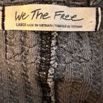 We The Free Free People Gray V-Neck Ribbed Thermal LS Shirt NWOT Photo 2