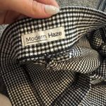 plaid dress pants Black Photo 1