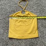 Abercrombie & Fitch dark yellow halter crop top size XS Photo 7