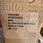 Rialto NEW  Gemma Wedge Sandals Shoes Women’s Size 8.5 Metallic Stud Detail Photo 3