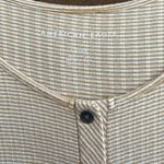 American Eagle Yellow and White Baby Tank Small Photo 2