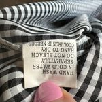 Roommates NWOT Off Shoulder Gingham Black and White 3/4" Puff Sleeve Top Size M Photo 6