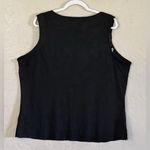 Ariat  Tank Top Womens XXL Black Two Way Crushed Velvet Embroidered Notch Neck Photo 14