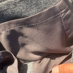 Banana Republic  Charcoal Knit pencil midi skirt with asymmetrical zip front Sz 6 Photo 7