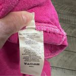 Pilcro Flounced Mini Skirt Size Med Pink Acid Wash Linen Anthropologie LIKE NEW Photo 6