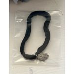 Hamsa Hand Charm Black Cord Choker Necklace Boho Hippie Spiritual Amulet Photo 1