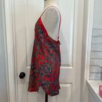 Morgan Taylor Vintage 1990s paisley vow detail satin mini slip dress Photo 5