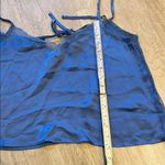 Aerie Blue Sheer Trim Silky Cami Swing Tank Top Size S Photo 5