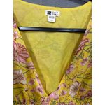 Billabong Yellow Spellbound Floral Maxi Dress M Photo 6