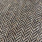 Loft Wool Blend Brown Herringbone Skirt Photo 2