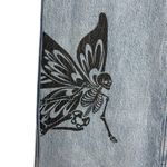 Hot Topic Sweet Society Skeleton Fairy Jeans Baggy Wide Leg Whimsy Goth Size 1 Photo 3