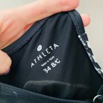 Athleta  Active Wear Tank Top Black/White Sz 34 B/C Photo 3