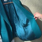 L.L.Bean Vintage Green Wool Blazer Photo 4